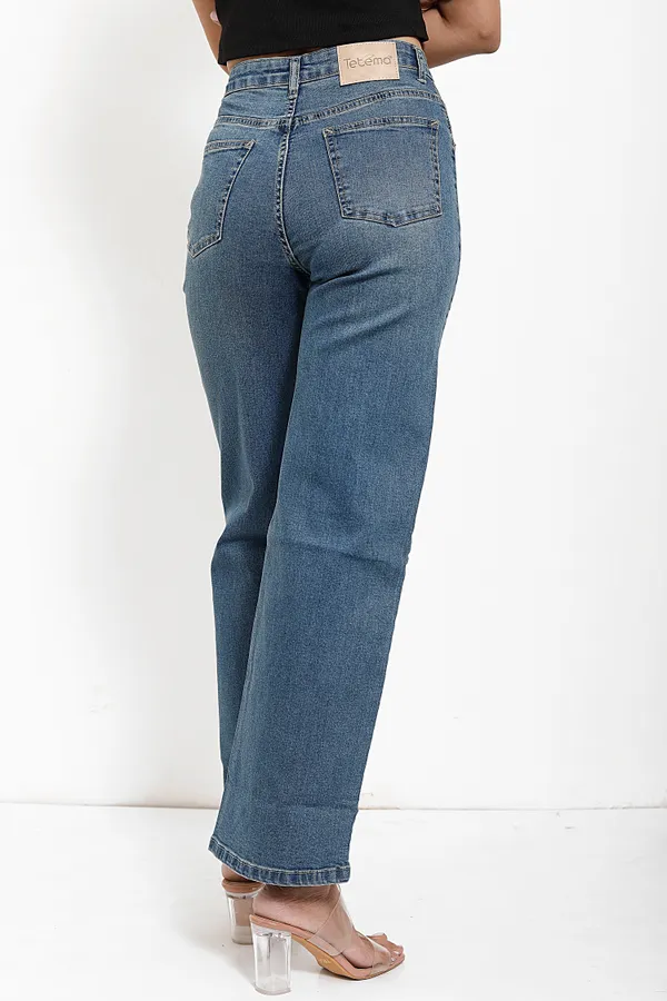 Stone_Blue_Cotton_Lycra_New_Trend_Embroidery_Jeans_For_Women_And_Girls