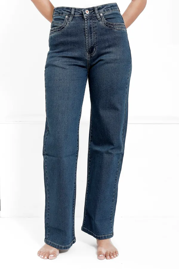 Blue_Cotton_Lycra_Tint_Wash_Dusty_Wide_Leg_Jeans_And_Green_Tint_Denim_Cotton_Lycra_Standard_High_Rise_Wide_Leg_Jeans_For_Women_And_Girls_|_Pack_Of_2