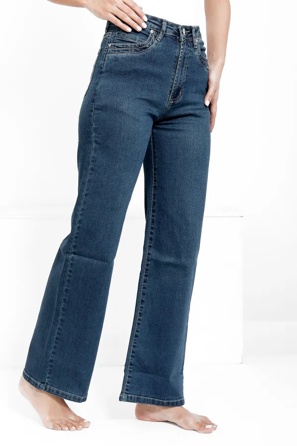 Blue_Cotton_Lycra_Tint_Wash_Dusty_Wide_Leg_Jeans_For_Women_And_Girls