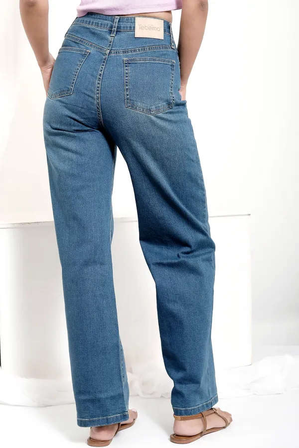 Light_Green_Wash_Cotton_Lycra_Tint_Wide_Leg_Jeans_For_Women_And_Girls