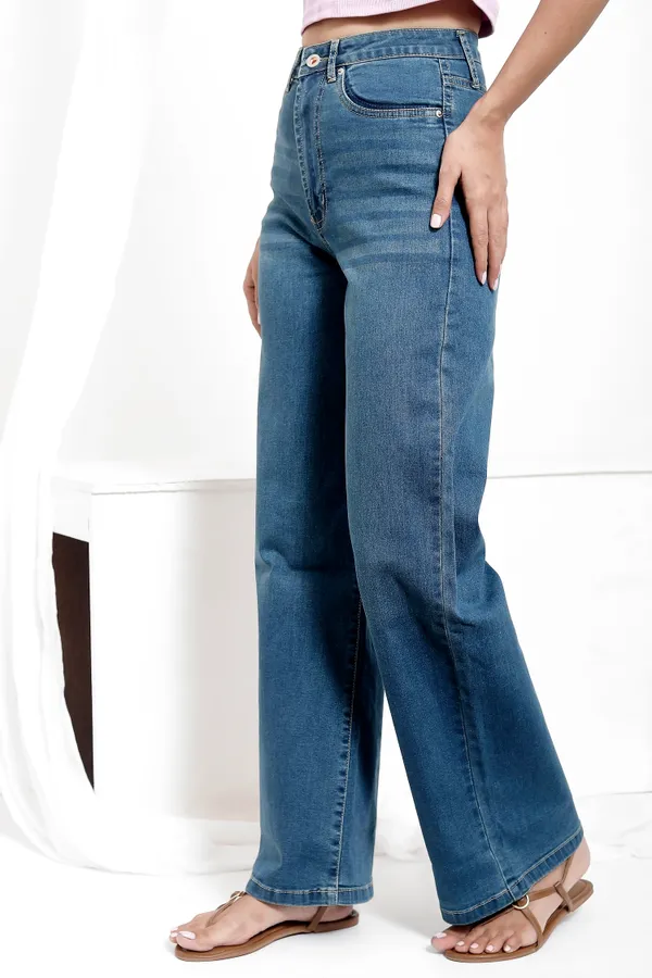 Light_Green_Wash_Cotton_Lycra_Tint_Wide_Leg_Jeans_For_Women_And_Girls