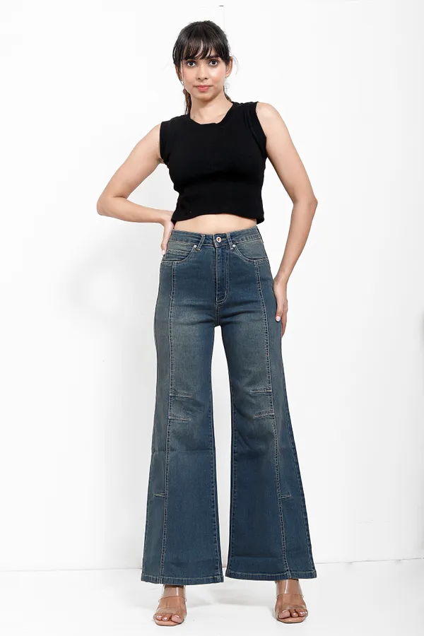 Vintage_Denim_Blue_Cotton_Lycra_Ultra_High_Rise_Flare_Boot_Cut_Jeans_For_Women_And_Girls