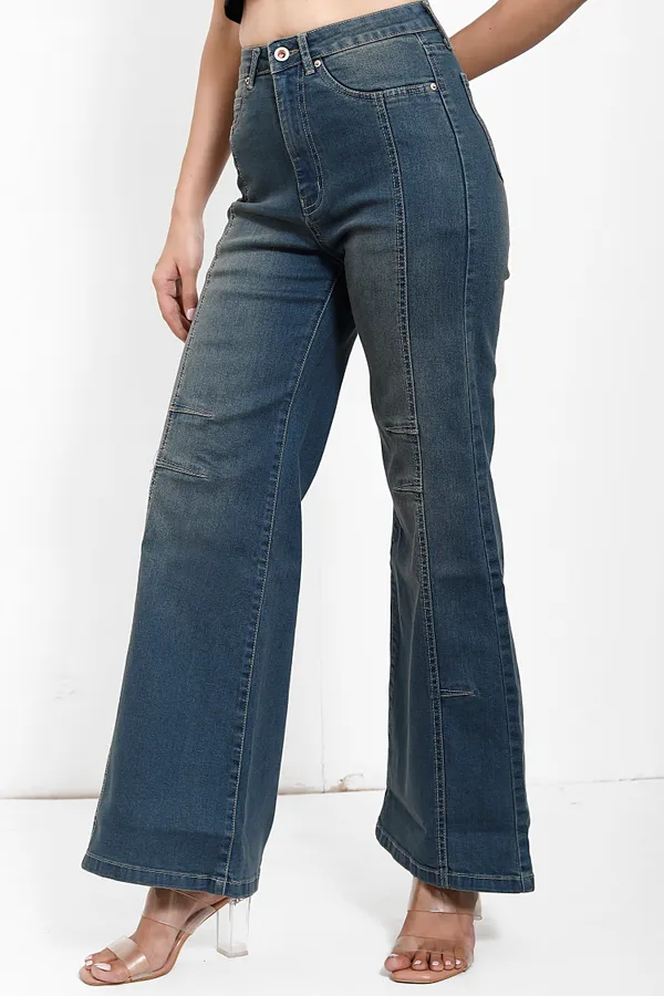 Vintage_Denim_Blue_Cotton_Lycra_Ultra_High_Rise_Flare_Boot_Cut_Jeans_For_Women_And_Girls