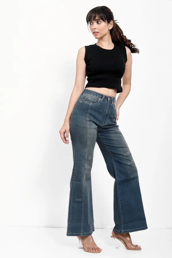 Vintage_Denim_Blue_Cotton_Lycra_Ultra_High_Rise_Flare_Boot_Cut_Jeans_For_Women_And_Girls