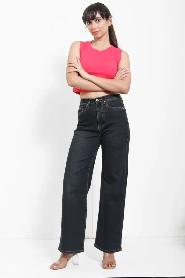 Black_Tint_Cotton_Lycra_Vintage_Wash_Dark_Straight_Fit_Jeans_For_Women_And_Girls