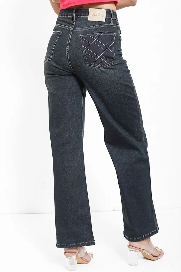 Black_Tint_Cotton_Lycra_Vintage_Wash_Dark_Straight_Fit_Jeans_For_Women_And_Girls