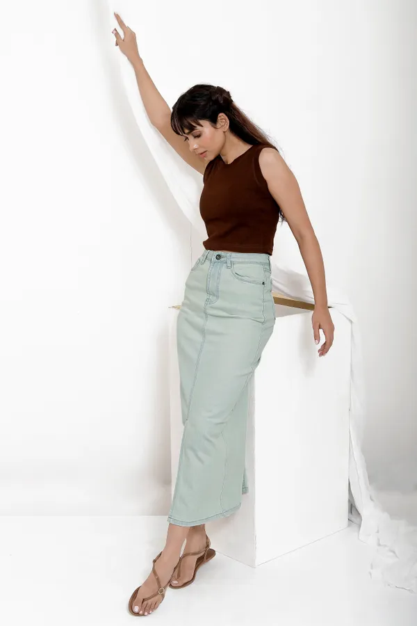 Sky_Ice_Wash_Cotton_Lycra_Long_Skirt_And_Ice_Tin_Cotton_Lycra_Vintage_Wash_Long_Skirt_For_Women_And_Girls