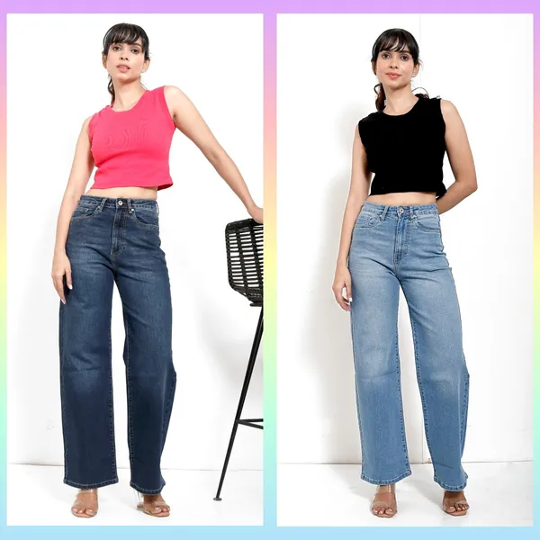 Dark_Blue_Cotton_Lycra_Iconic_Babe_Raw_Wash_Wide_Leg_Jeans_And_Ice_Hot_Cotton_Lycra_Embroidery_Back_Pocket_Wide_Leg_Jeans_For_Women_And_Girls_|_Pack_Of_2