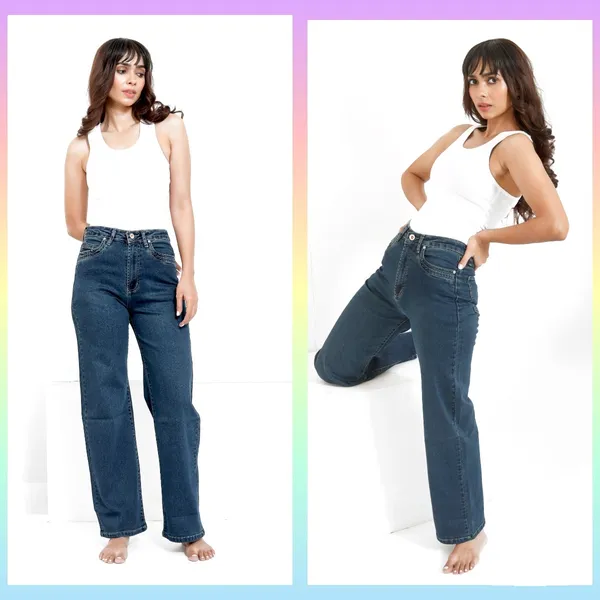Blue_Cotton_Lycra_Tint_Wash_Dusty_Wide_Leg_Jeans_And_Green_Tint_Denim_Cotton_Lycra_Standard_High_Rise_Wide_Leg_Jeans_For_Women_And_Girls_|_Pack_Of_2
