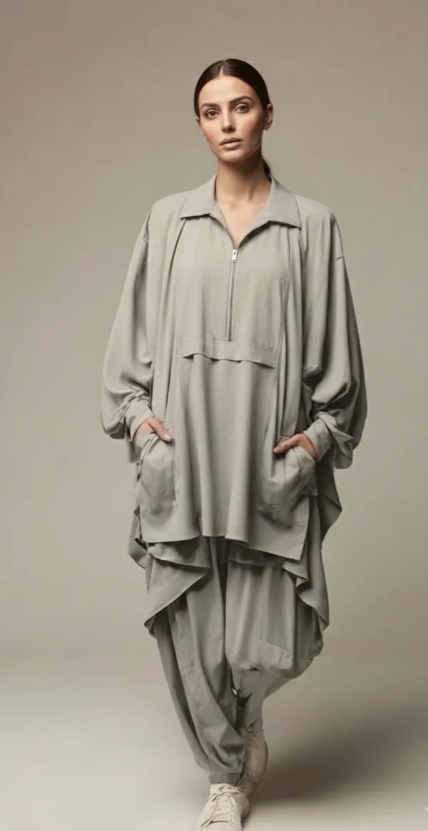 Grey_Zipper_Coord_Set_For_Women