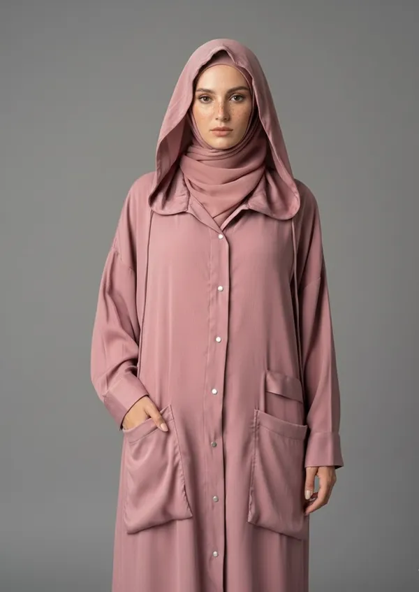 Old_Rose_Hooded_Abaya_And_Scarf_For_Women