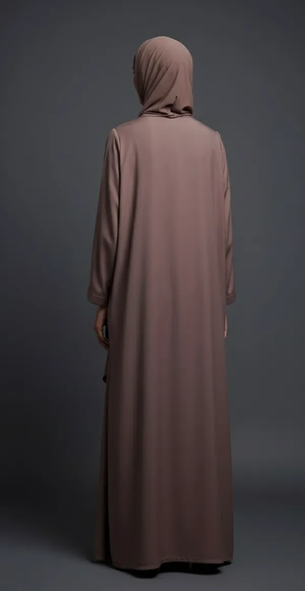 Dusty_Mauve_Layered_Abaya_And_Scarf_For_Women
