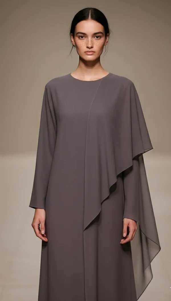 Dusk_Cape_Asymmetric_Abaya_And_Scarf_For_Women