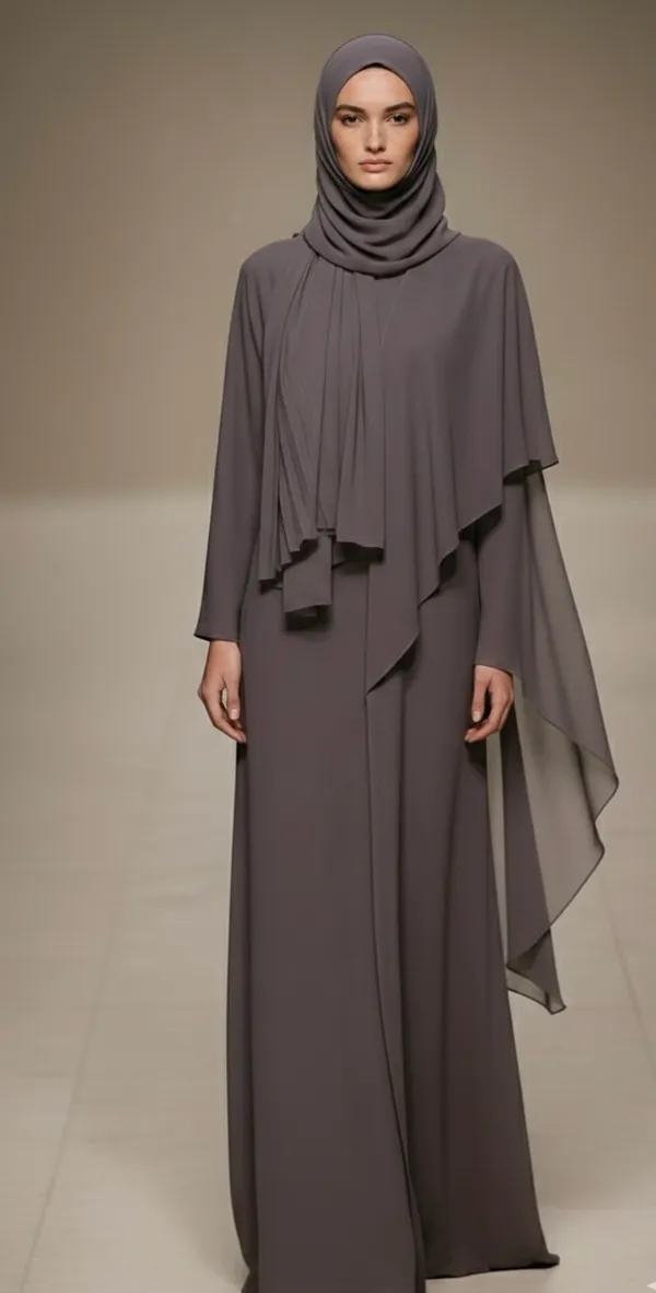 Dusk_Cape_Asymmetric_Abaya_And_Scarf_For_Women