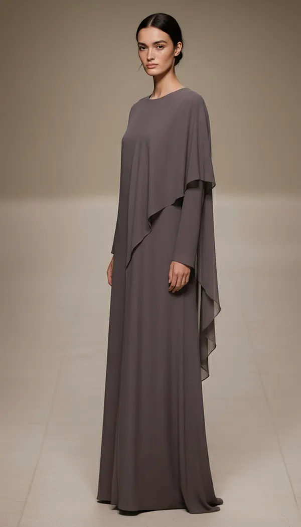 Dusk_Cape_Asymmetric_Abaya_And_Scarf_For_Women