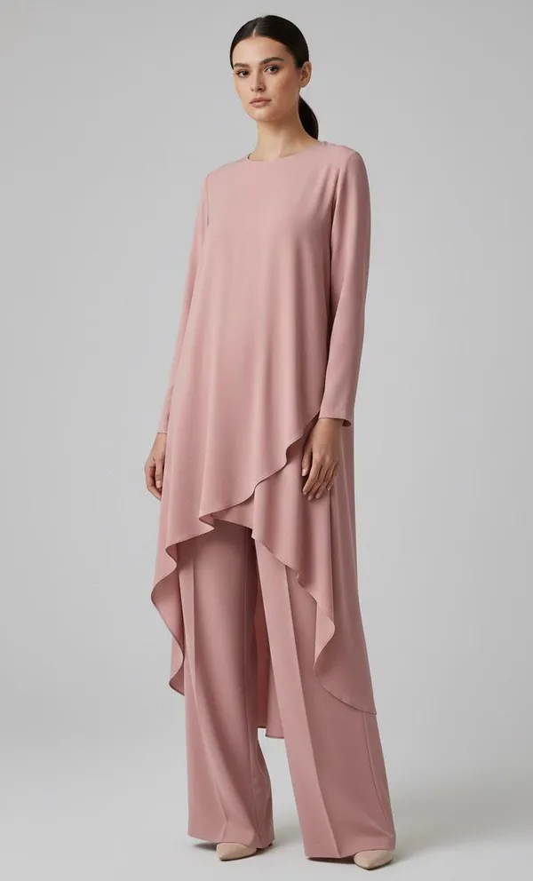 Pink_Waterfall_Coord_Set_For_Women