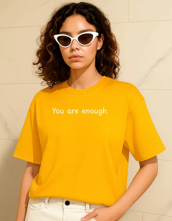 Yellow_Cotton_Printed_T-Shirt_For_Women
