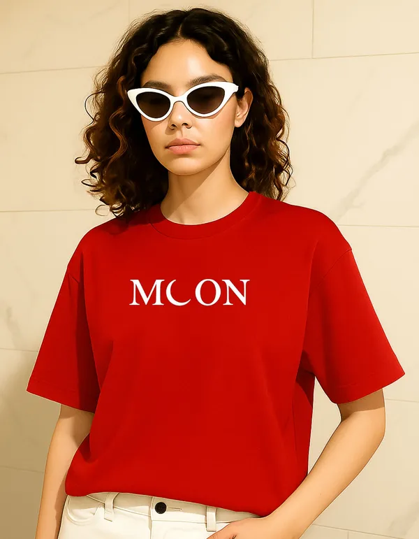 Red_Cotton_Printed_T-Shirt_For_Women