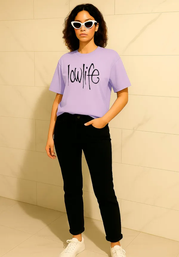 Purple_Cotton_Printed_T-Shirt_For_Women
