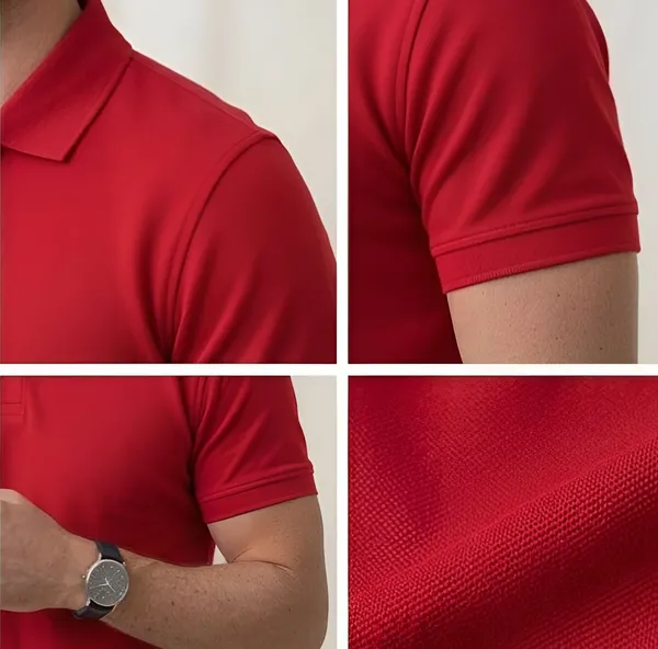 Red_Matty_Polo_Round_neck_T-Shirt_For_Men