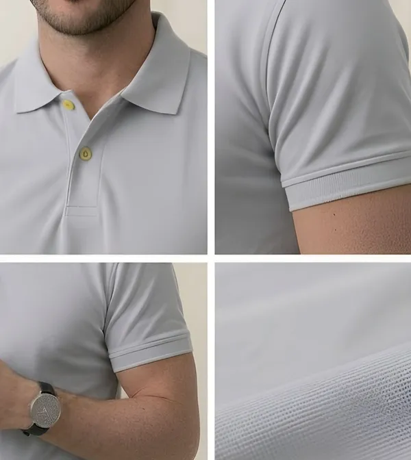 Grey_Matty_Polo_Round_neck_T-Shirt_For_Men