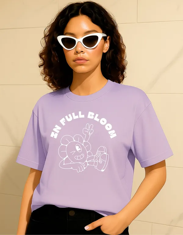 Purple_Cotton_Printed_T-Shirt_For_Women