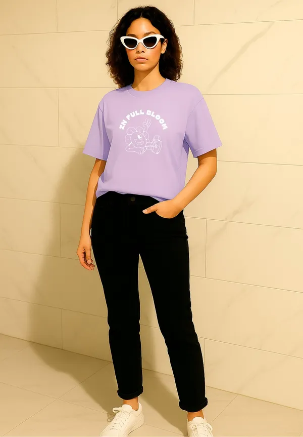 Purple_Cotton_Printed_T-Shirt_For_Women