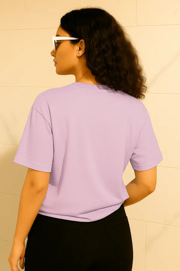 Purple_Cotton_Solid_Round_neck_T-Shirt_For_Women
