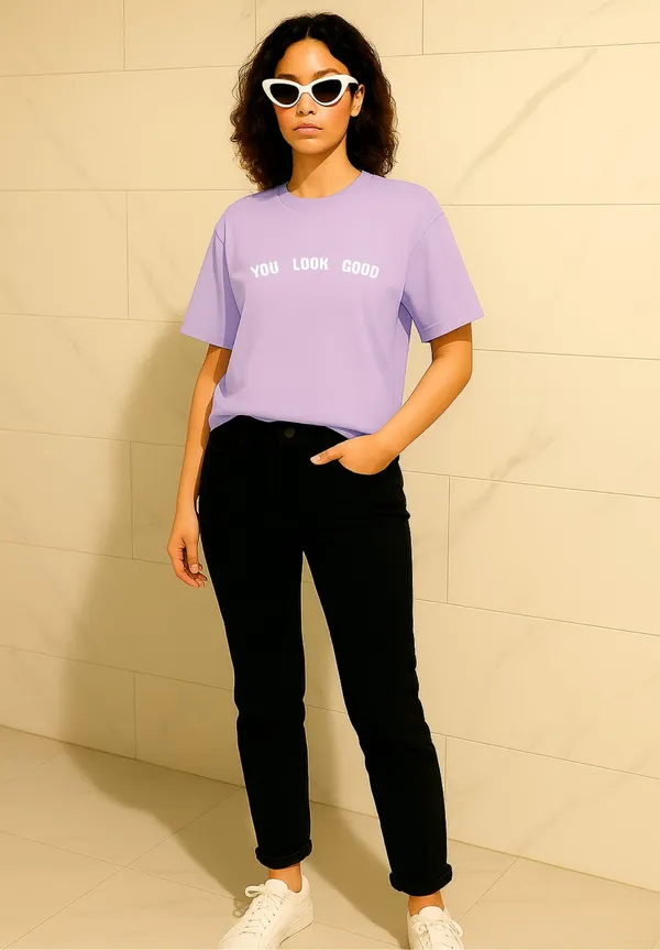 Purple_Cotton_Printed_T-Shirt_For_Women