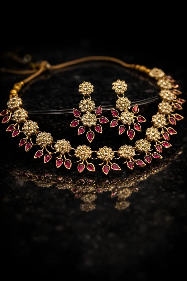 Rose_Gold_Gold_Plated_Alloy_Necklace_For_Women