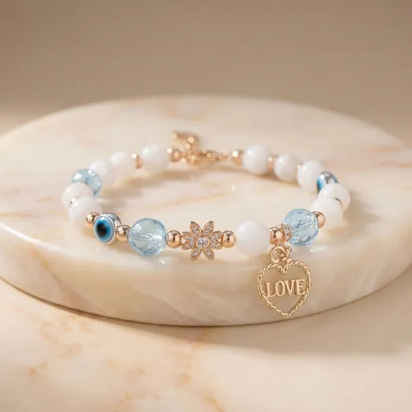 Silver_Plated_Beaded_Alloy_Bracelet_For_Women