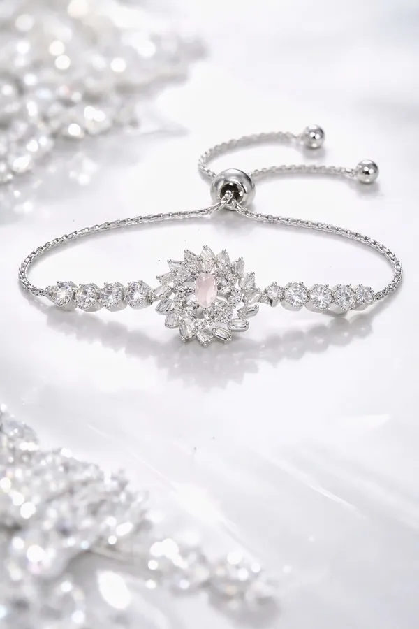 Silver_Plated_Crystal_And_Alloy_Bracelet_For_Women