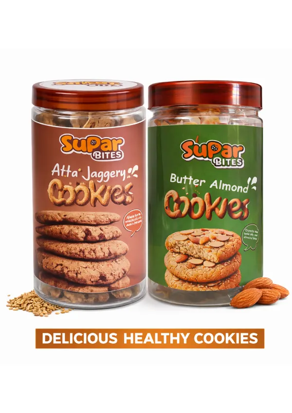 Atta_Jaggery_And_Butter_Almond_Cookies_Combo_|_Tea_Time_Snack_|_Pack_Of_2_|_500_Gm