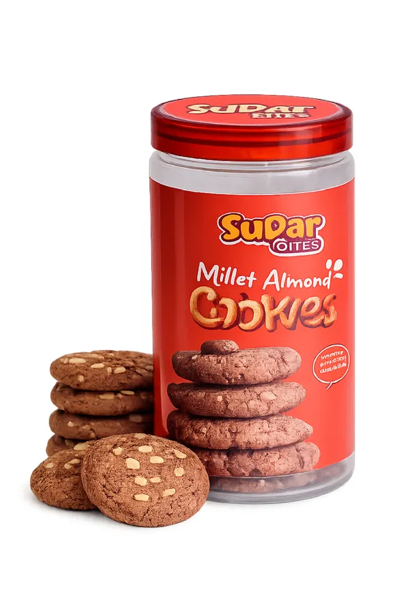 _Millet_Almond_Cookies_|_Healthy,_Nutritious_Snack_|_Guilt-Free_Treat|_275_Gm