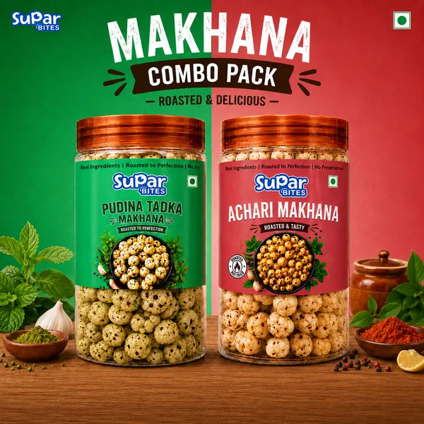 Pudina_Tadka_Makhana_+__Achari_Makhana|80gm_+_80_gm
