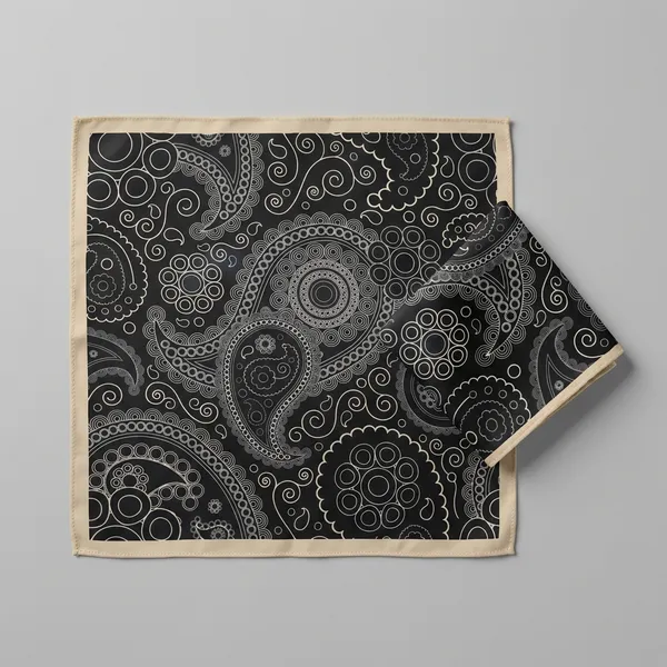 Black_White_Intricate_Paisley_Print_Pocket_Square_For_Men_Pack_Of_2