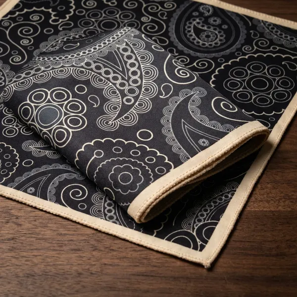 Black_White_Intricate_Paisley_Print_Pocket_Square_For_Men_Pack_Of_2