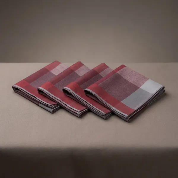 Maroon_Grey_Blue_Classic_Checkered_Pocket_Square_For_Men_Pack_Of_4