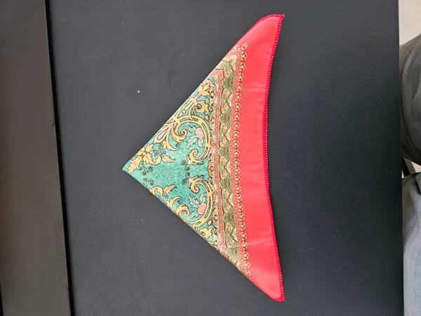 Turquoise_Coral_Paisley_Print_Silk_Scarf_For_Men_Pack_Of_2