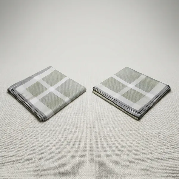 Grey_White_Checkered_Kitchen_Towel_Napkin_Set_For_Men_Pack_Of_2