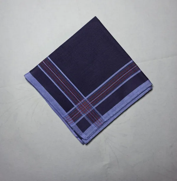 Navy_Blue_Cotton_Rumal_With_Striped_Border_For_Men_Pack_Of_2