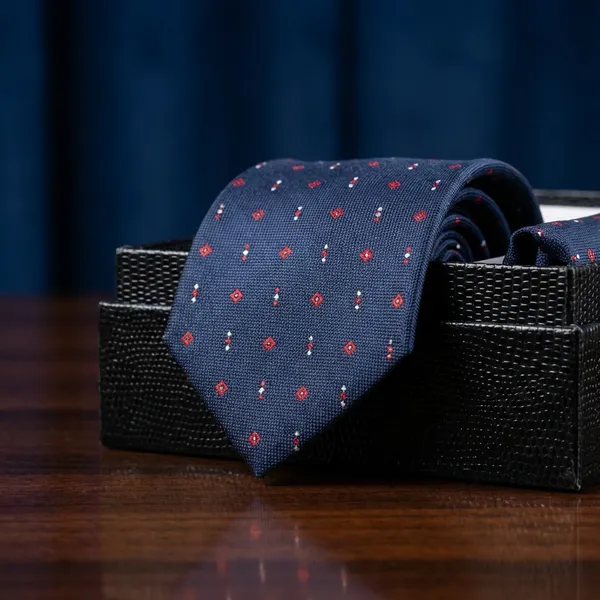 Navy_Blue_Red_White_Dots_Patterned_Necktie_For_Men_Pack_Of_1
