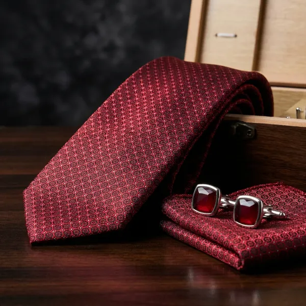 Premium_Formal_Accessory_Gift_Set_With_Cufflinks_Tie_Tie_Pin_And_Lapel_Rose_In_Wooden_Box_For_Men_Pack_Of_1