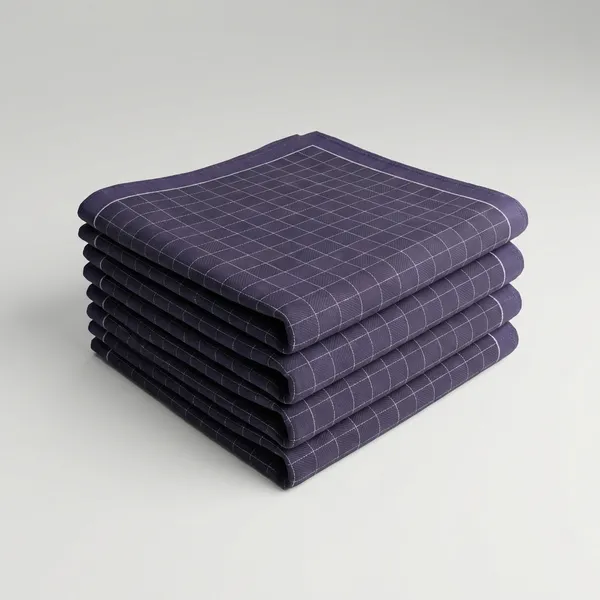 Navy_Blue_Checkered_Cotton_Rumal_For_Men_Pack_Of_4