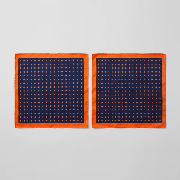 Navy_Blue_Coral_Border_Polka_Dot_Pocket_Square_For_Men_Pack_Of_2