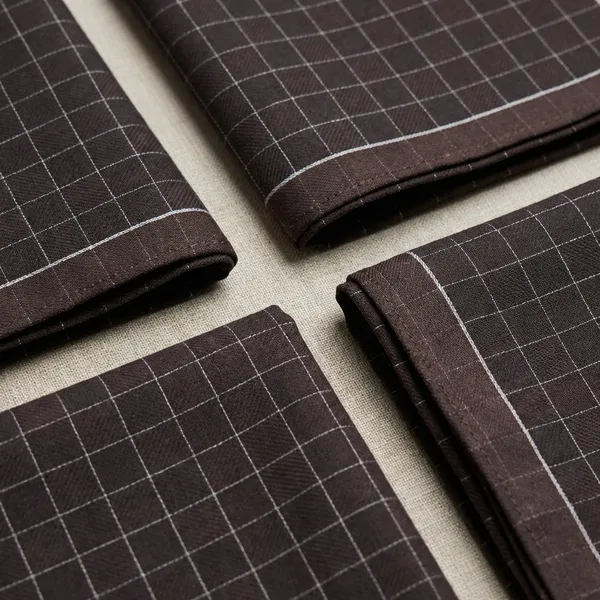 Grey_Check_Burgundy_Cross_Pattern_Reversible_Dual_Tone_Pocket_Square_For_Men_Pack_Of_4