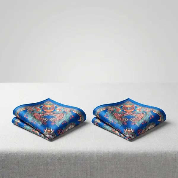 Royal_Blue_Premium_Paisley_Print_Silk_Pocket_Square_For_Men_Pack_Of_2