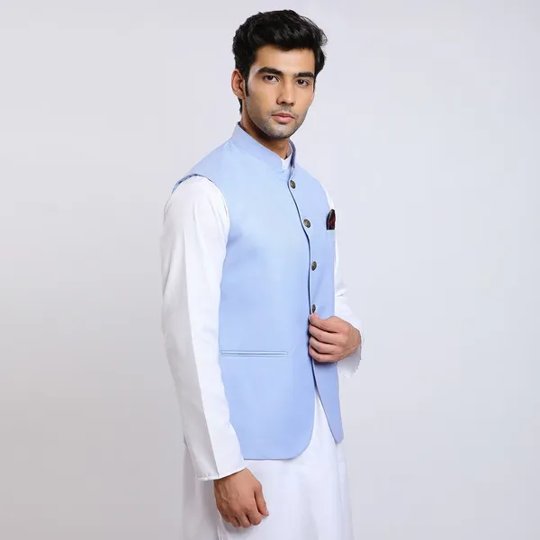 Blue_Terry_Rayon_Premium_Fabric_Nehru_Jacket_For_Men