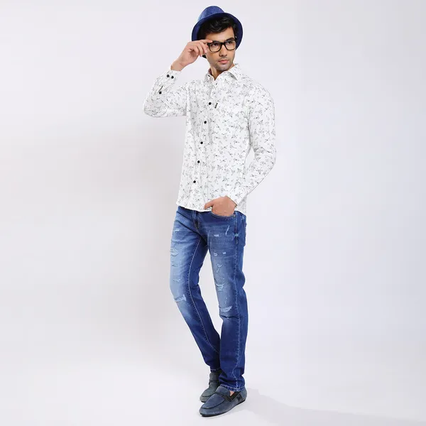 White_Full_Sleeves_Cotton_Premium_Fabric_Casual_Shirt_For_Men