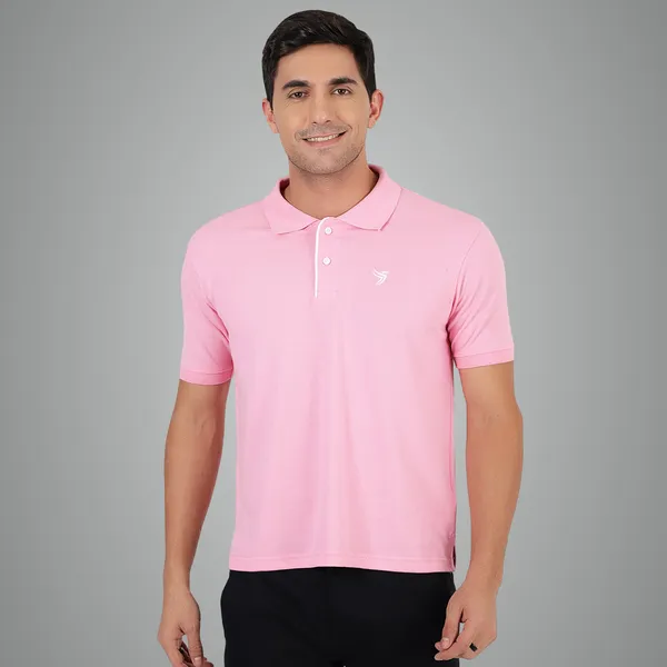 Pink_Cotton_Premium_Fabric_Polo_T_Shirt_For_Men